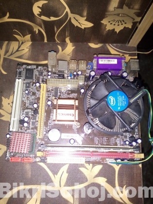 ESONIC  41 COMBO CORE2 DUO MOTHRBOARD AND RAM